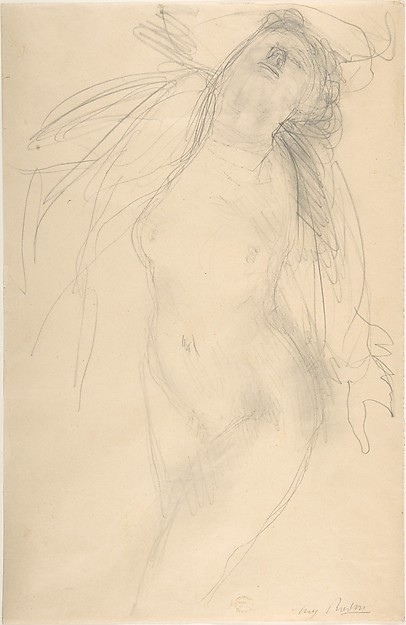 Auguste Rodin, Female nude reclining