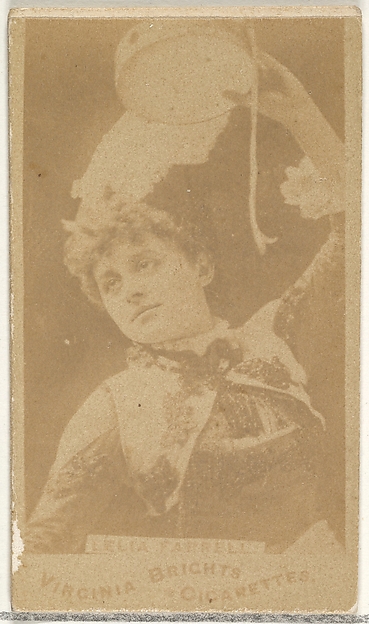Allen & Ginter, Leila Farrell, from the Actors and Actresses series (N45, Type 1) for Virginia Brights Cigarettes