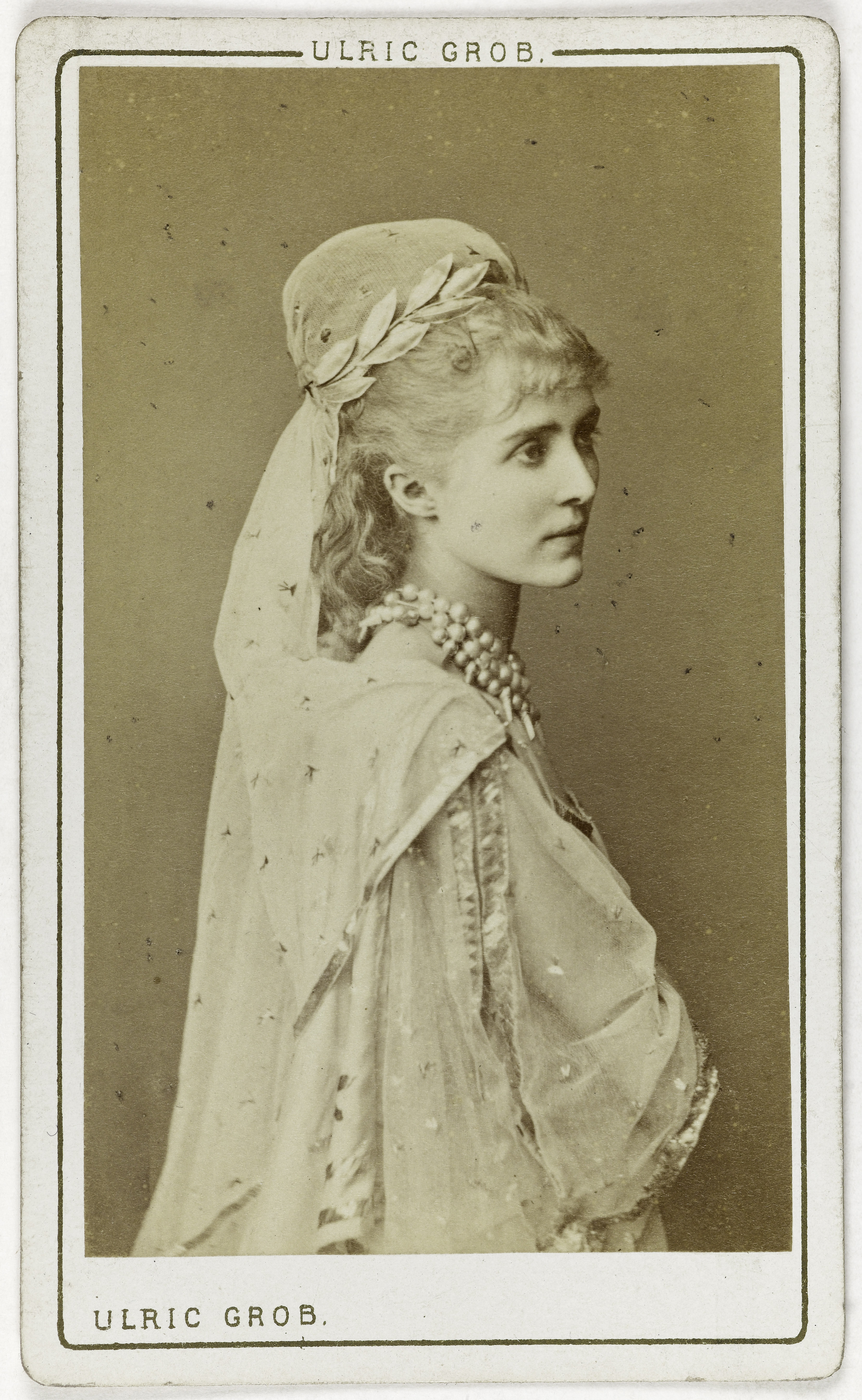 Ulric Grob, Portrait de Morini, actrice au Théâtre de la Gaîté.