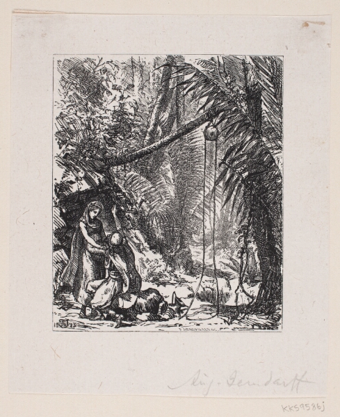 F. Hendriksen, Illustration til "Flinchs Almanak"