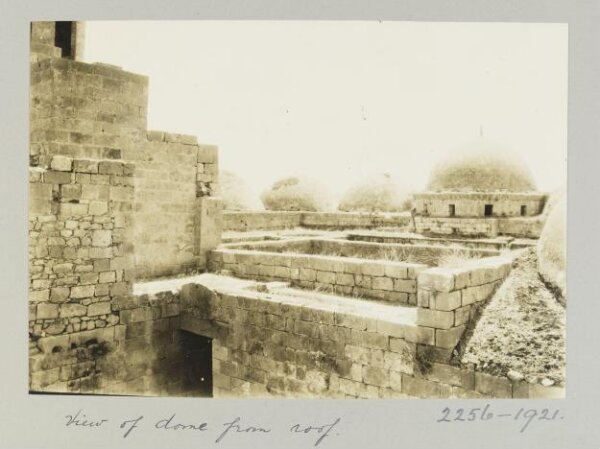 K.A.C. Creswell, View from roof on main dome in Madrasa al-Firdaws, Aleppo