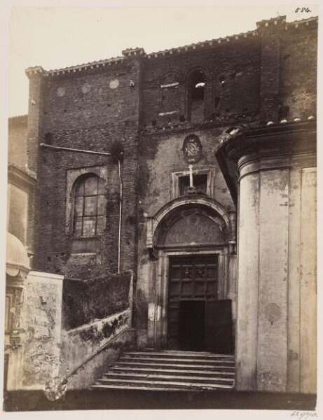 Parker, John Henry, Church of Ara Coeli. Side Door, with a Mosaic Picture over it.