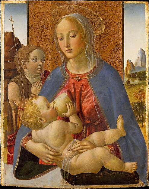 Cosimo Rosselli, Madonna and Child with the Young Saint John the Baptist