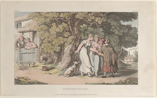 Thomas Rowlandson, Fortune-telling, from "The Vicar of Wakefield"