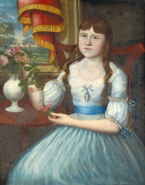 American 18th Century, Miss Daggett of New Haven, Connecticut (possibly Amelia Martha)