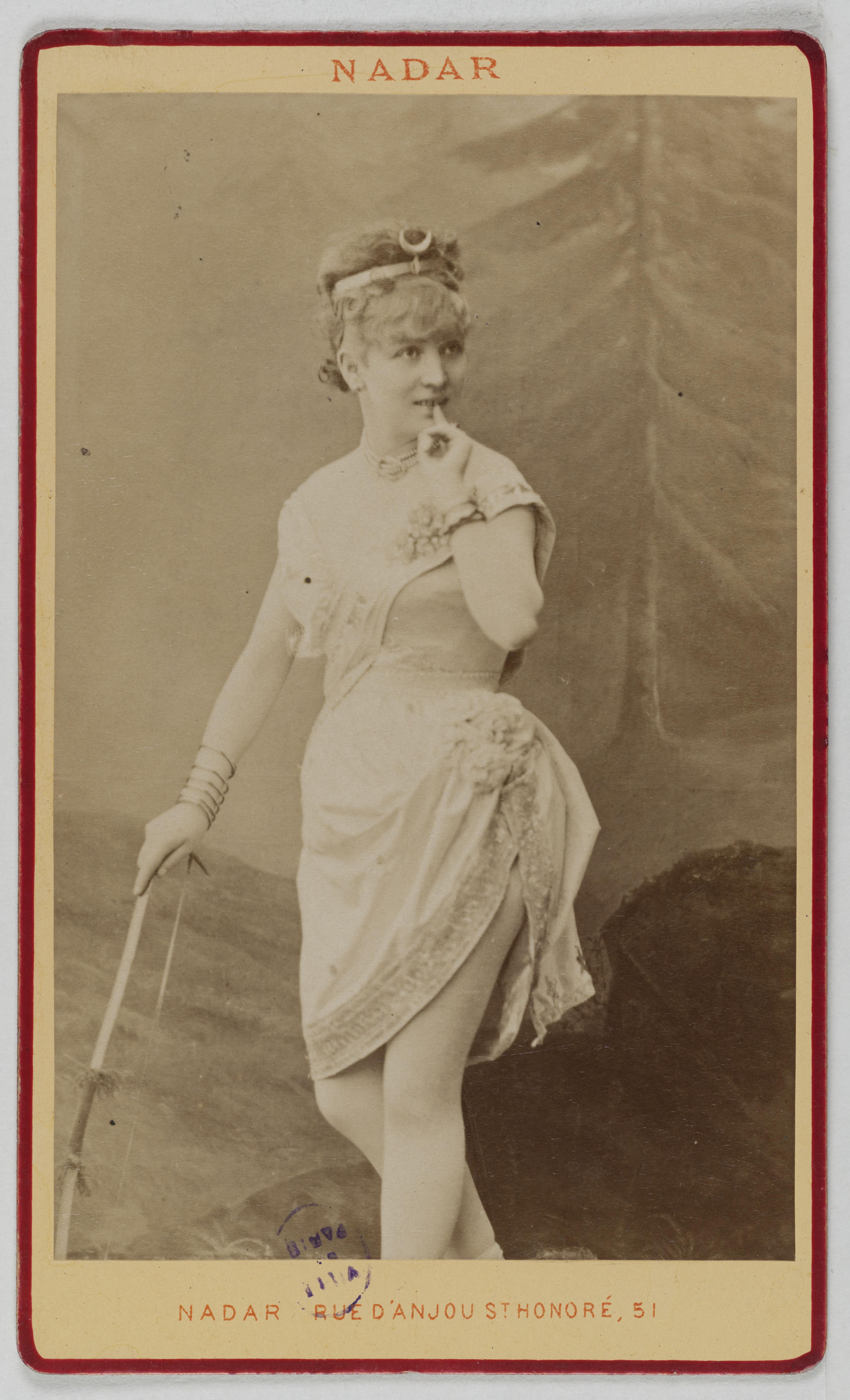 Atelier Nadar, Portrait de Berthe Legrand (Adèle Blanchart dite, 1850-1910), (actrice)