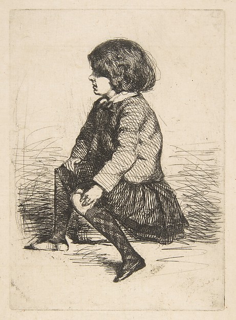 James McNeill Whistler, Seymour Seated (Seymour Haden, Jr., Seated)