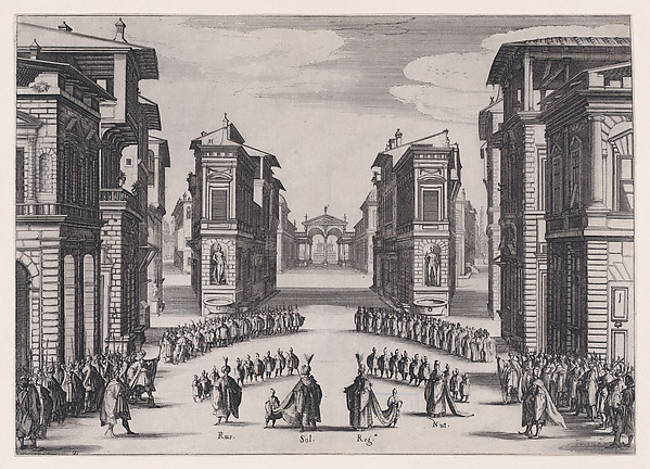 Jacques Callot, Soliman 2.e Acte, from "Soliman"