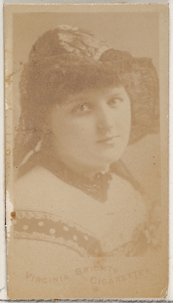 Allen & Ginter, From the Actors and Actresses series (N45, Type 5) for Virginia Brights Cigarettes