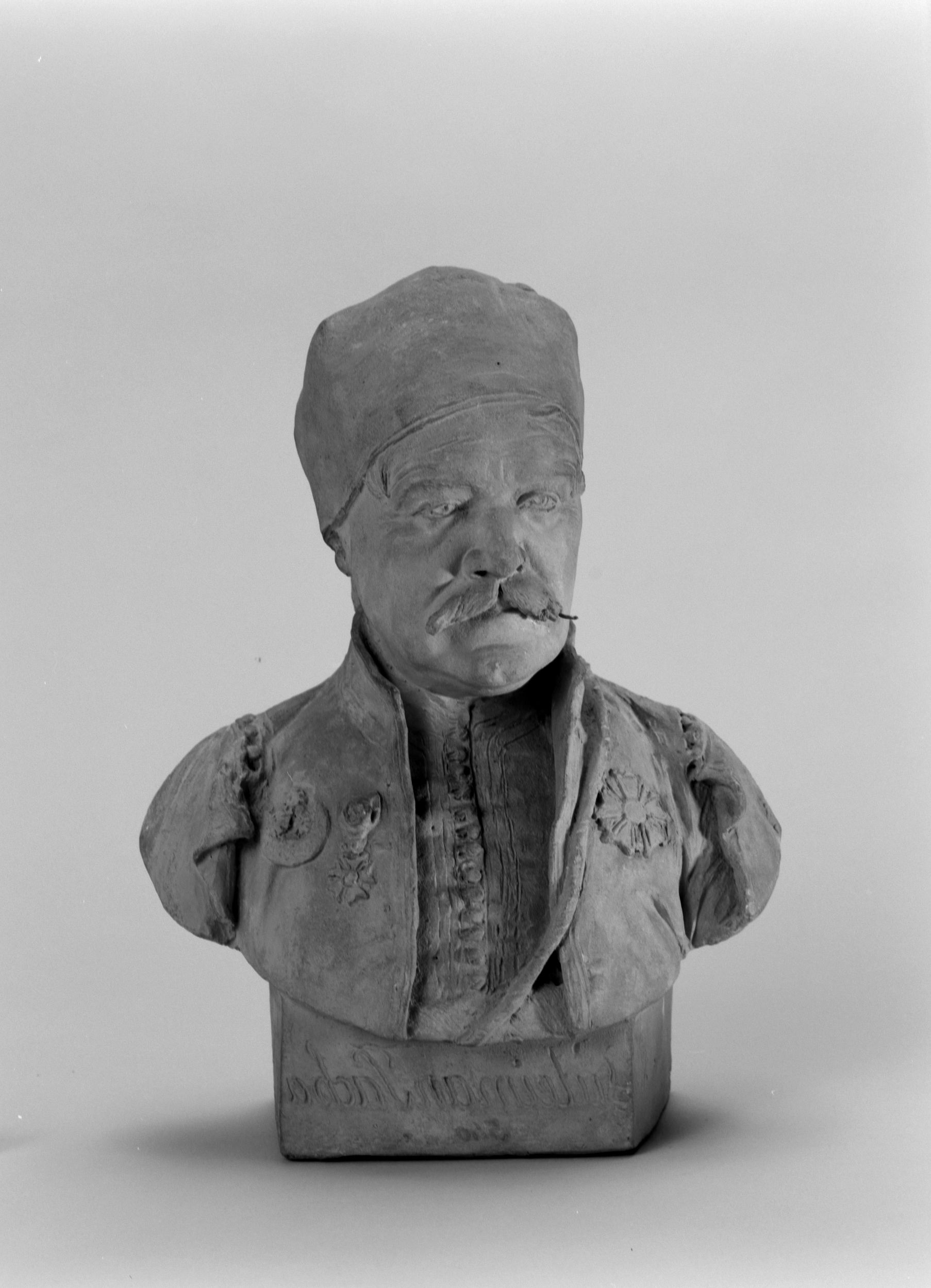 Jean Pierre Dantan, Portrait sérieux d'Octave-Joseph-Anthelme-Sèves, dit Soliman Pacha (1788-1860), colonel.