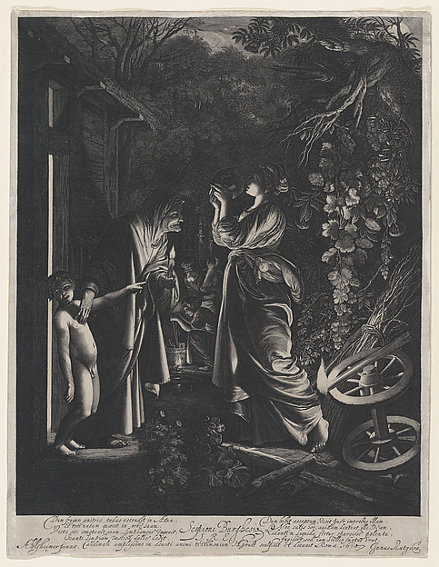Hendrick Goudt, Ceres Seeking Her Daughter (The Mocking of Ceres)