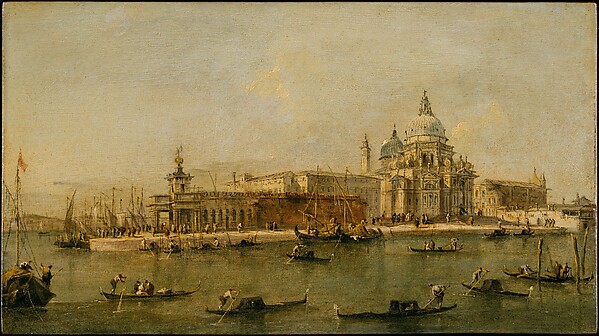 Francesco Guardi, Venice: The Dogana and Santa Maria della Salute