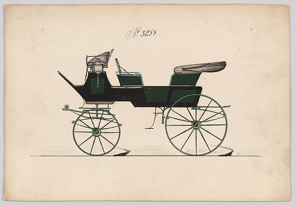 Brewster & Co., Design for Break/Char-a-Banc, no. 3258