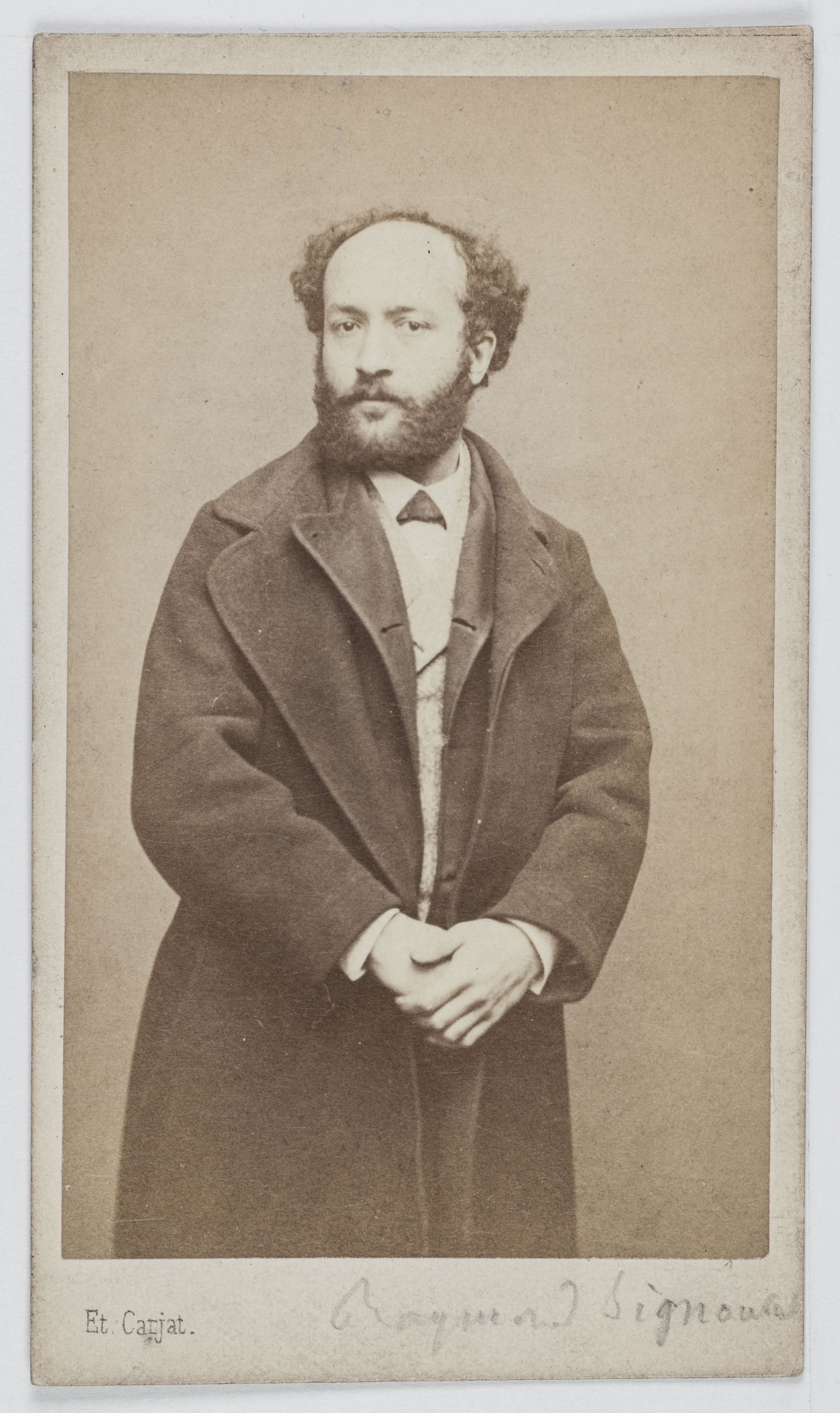 Carjat & Cie, Portrait de Raymond Signouret.