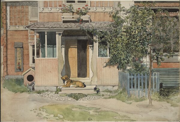 Carl Larsson, Verandan. Ur Ett hem (26 akvareller)