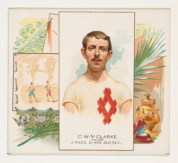 Allen & Ginter, C.W.V. Clarke, Walker, from World's Champions, Second Series (N43) for Allen & Ginter Cigarettes