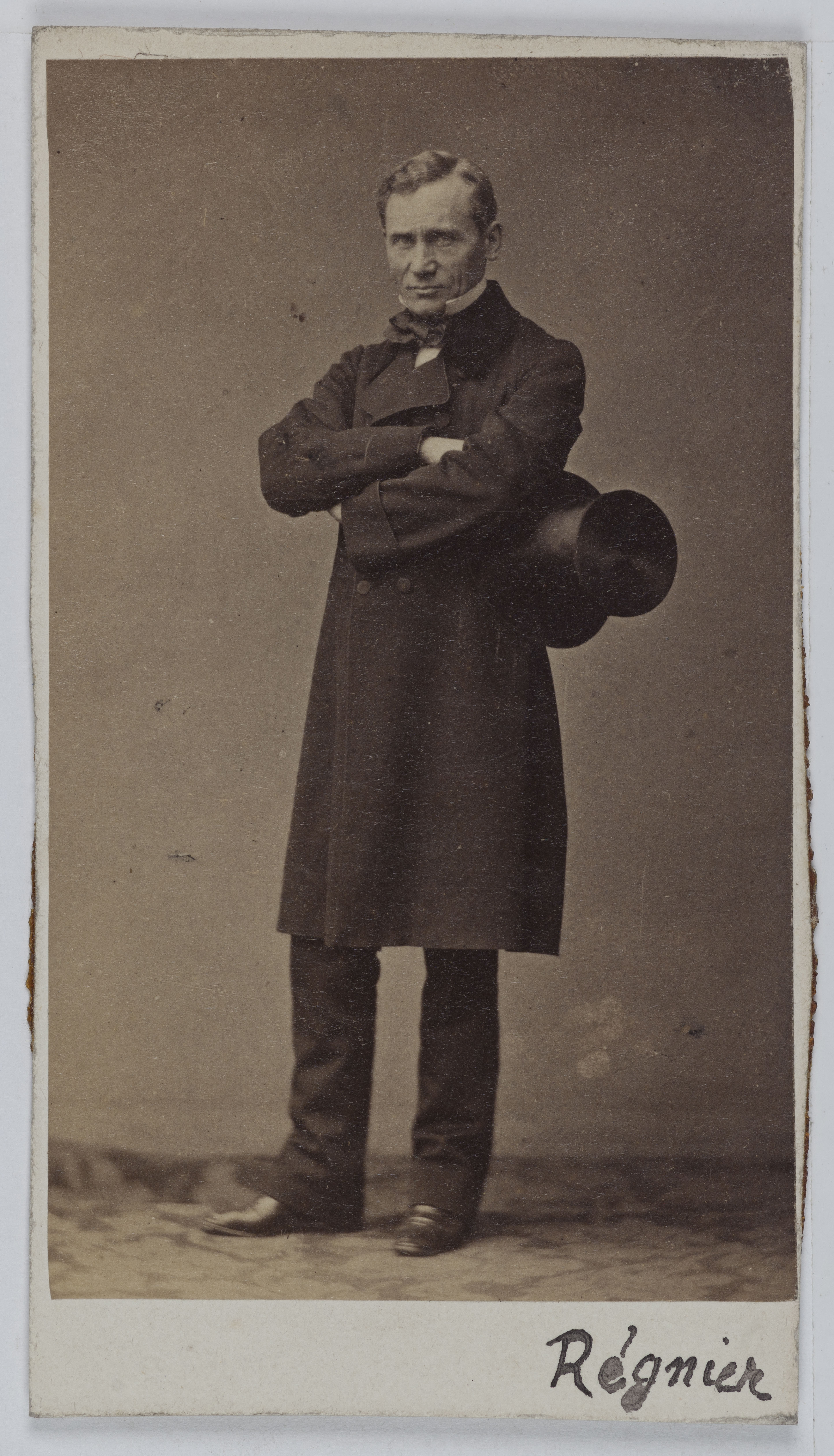 Anonyme, Portrait de François-Joseph Regnier de La Brière (1807-1885), dit Regnier, comédien et dramaturge.