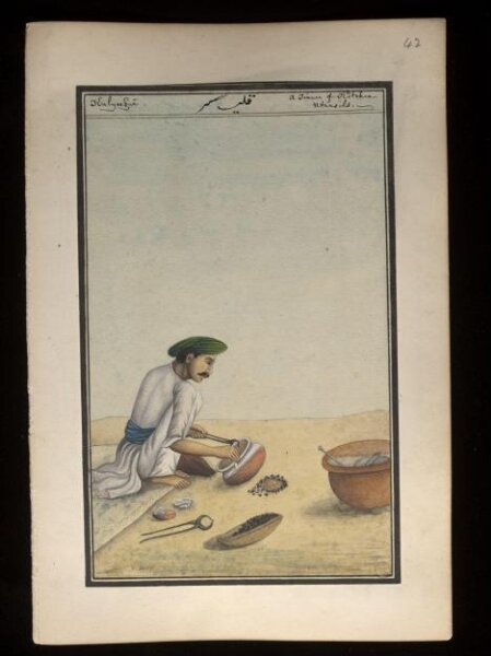 Unknown, An album containing fifty-three drawings depicting occupations.