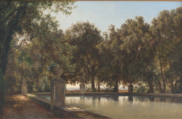 Janus la Cour, Et bassin i Villa d'Estes have, Tivoli