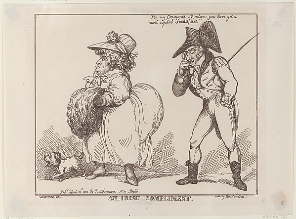 Thomas Rowlandson, An Irish Compliment