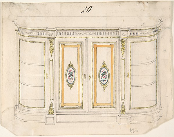Anonymous, British, 19th century, Cabinet Design