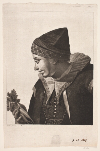Gerhard Ludvig Lahde, En Amagerpige