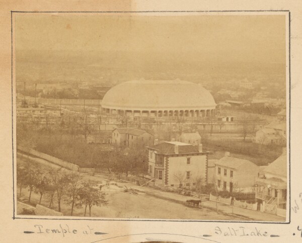 Carleton Watkins, Temple at Salt Lake