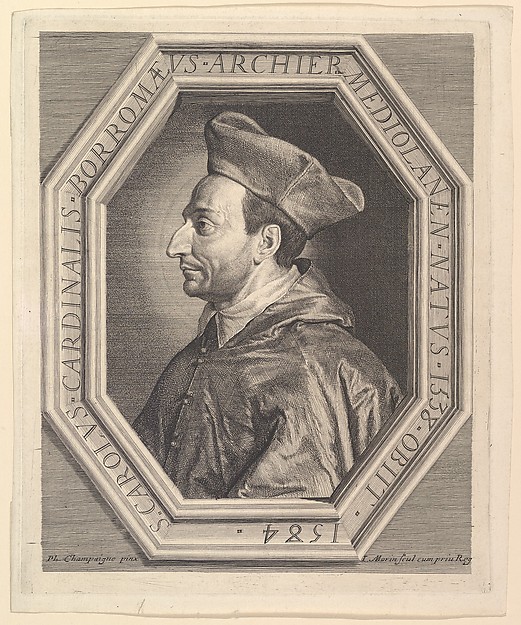 Jean Morin, Saint Charles Borromee, cardinal et archeveque de Milan