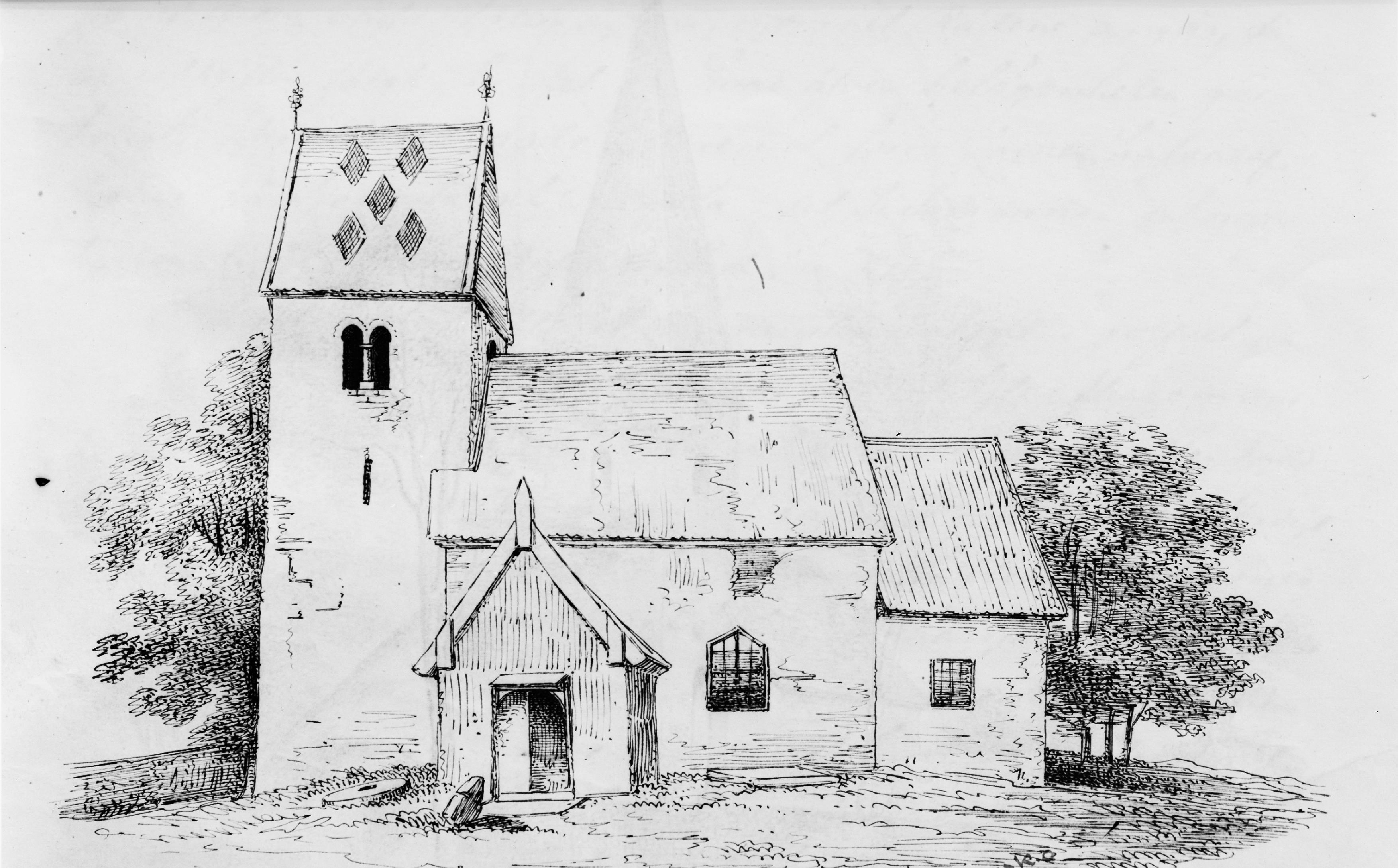 Okänd Okänd, Häggums gamla kyrka