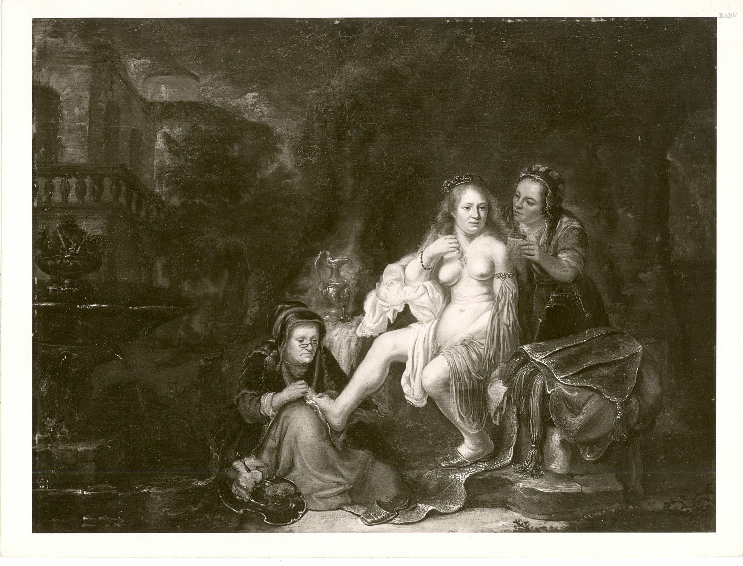 Rembrandt, Bathsheba receiving David's Letter
