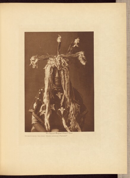 Edward S. Curtis, Substitute Sacred Head-dress - Piegan