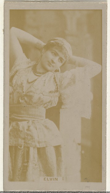 W. Duke, Sons & Co., Miss Elvin, from the Actors and Actresses series (N145-8) issued by Duke Sons & Co. to promote Duke Cigarettes