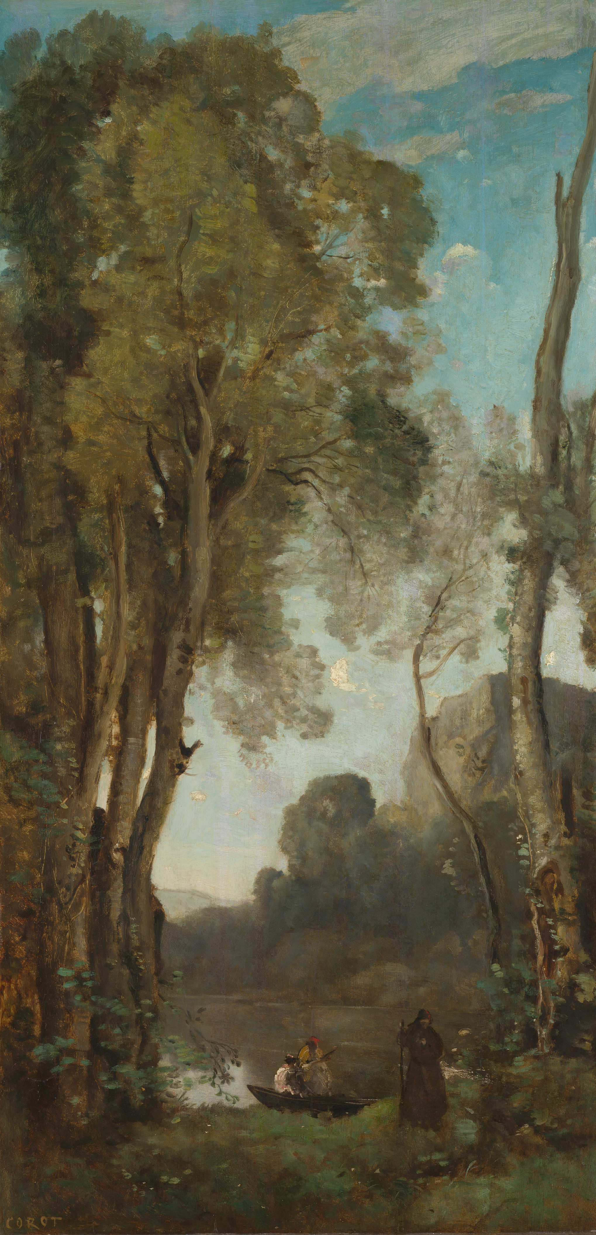 Jean-Baptiste Camille Corot, The Four Times of Day: Evening