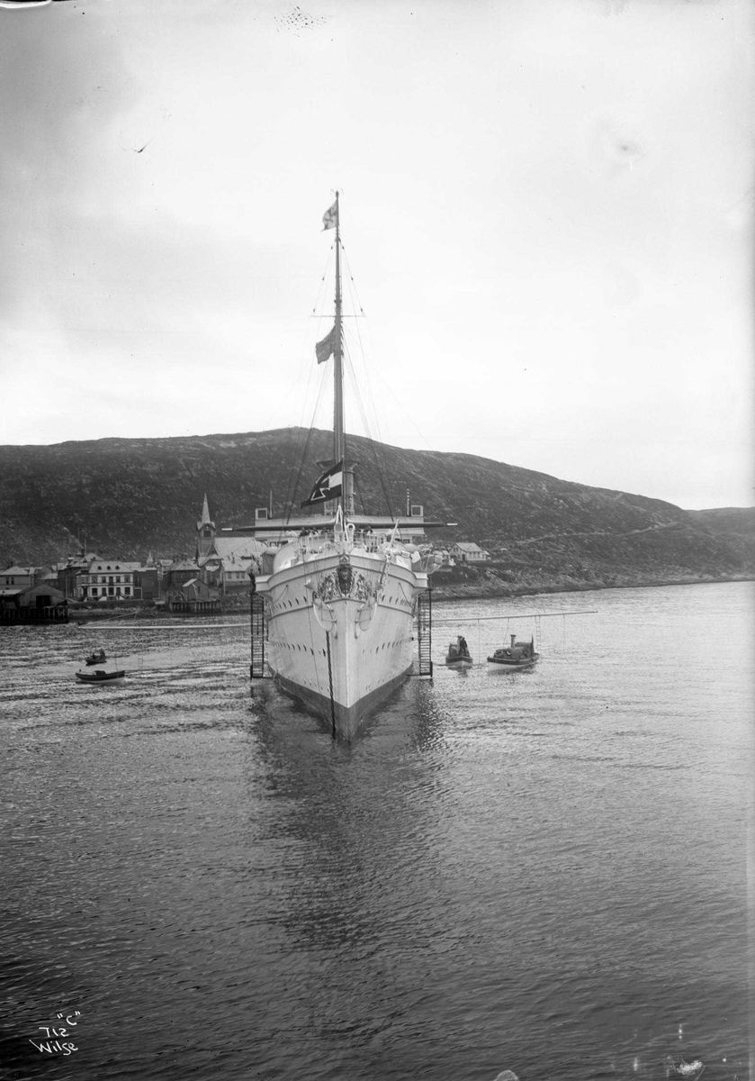 Anders Beer Wilse, D/Y Hohenzollern (b. 1892, Vulcan Actiegesellschaft, Stettin), tysk keiserskip