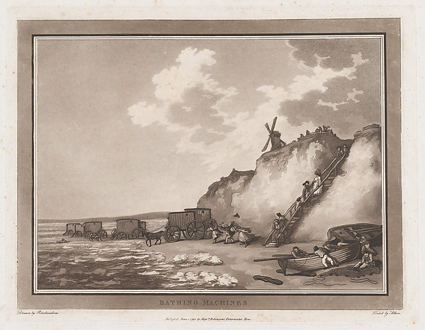 Thomas Rowlandson, Bathing Machines (An Excursion to Brighthelmstone)