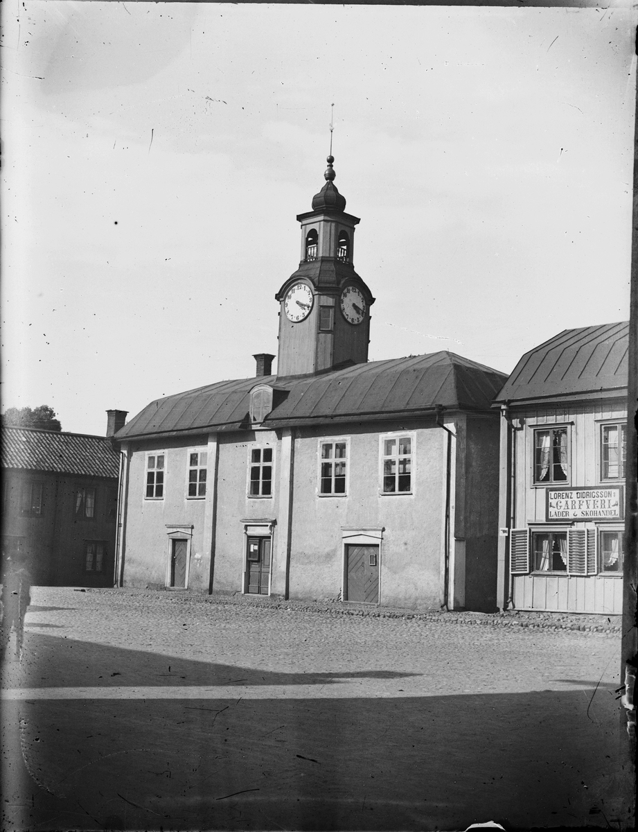 Per Elis Edhlund, Rådhustorget, Östhammar, Uppland 1902