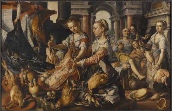 Joachim Beuckelaer, Matvaruhandel: Kristus hos Marta och Maria