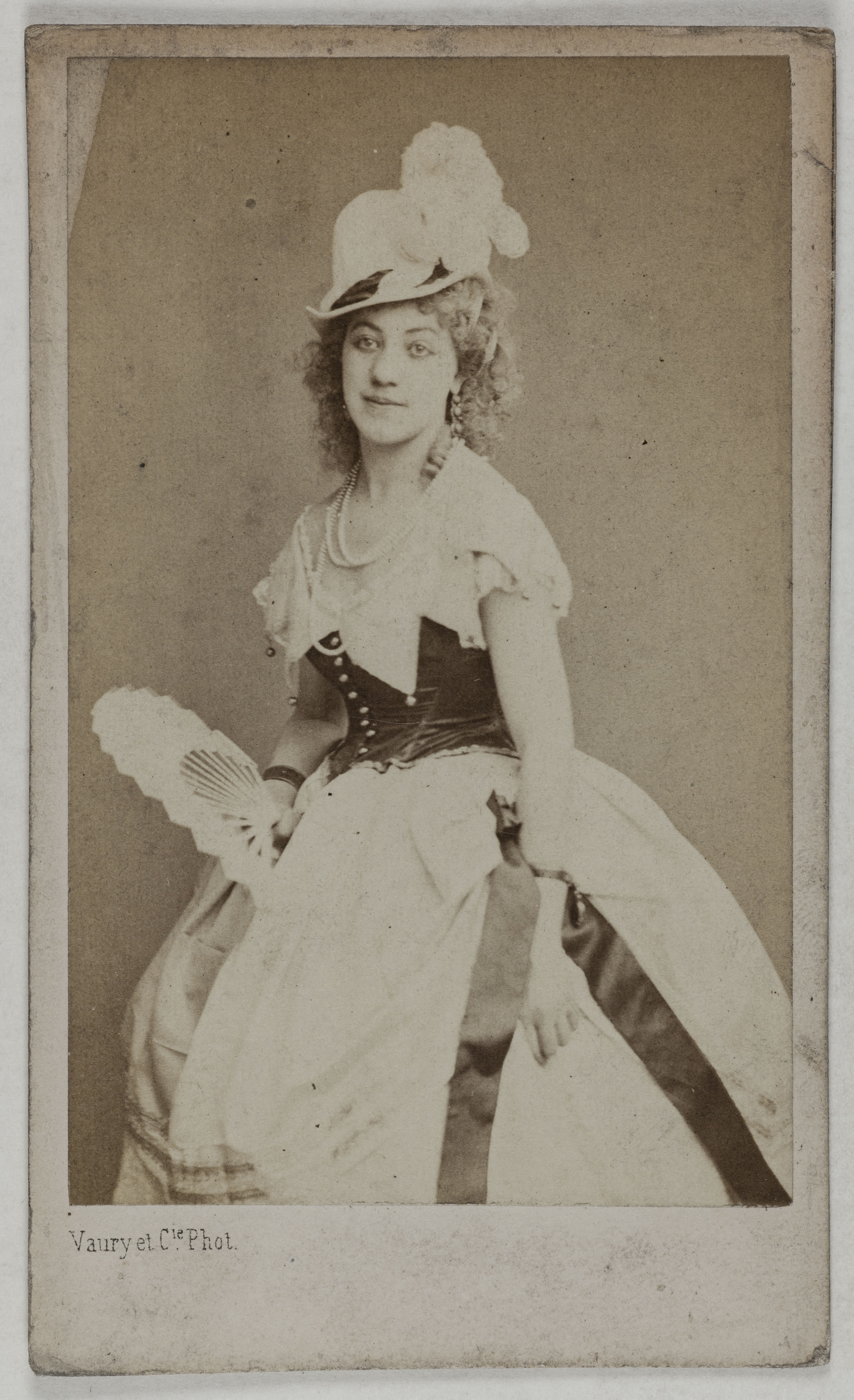 Vaury et Cie, Portrait de Dica-Petit, (née Déodice Petit), (v. 1841-1855), (actrice)