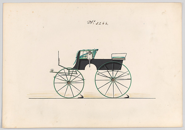 Brewster & Co., Design for T-Cart, no. 3266