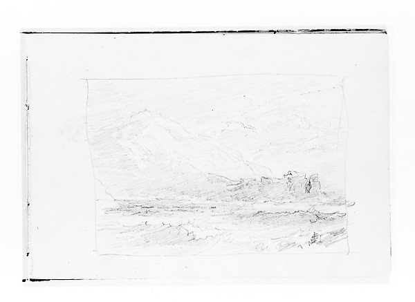 William Trost Richards, Mountains, Sea, and Sky (from Sketchbook VII)