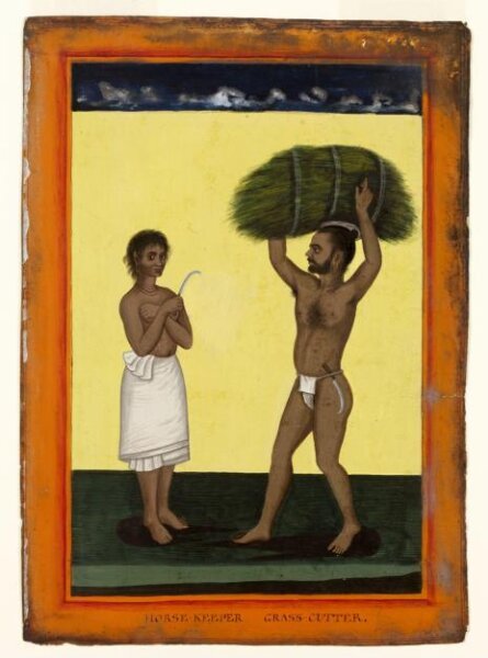 Unknown, A grass-cutter and his wife