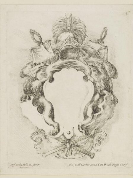 Stefano della Bella, Raccolta di varii cappriccii et nove inventioni di cartelle et ornamenti