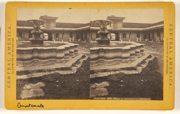 Eadweard J. Muybridge, Guatemala, Palace of Government. Courtyard.
