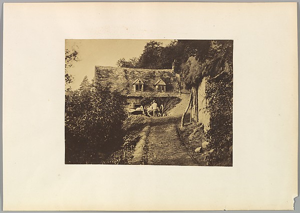 Unknown, [Rustic Cottage with Figures and Carts]