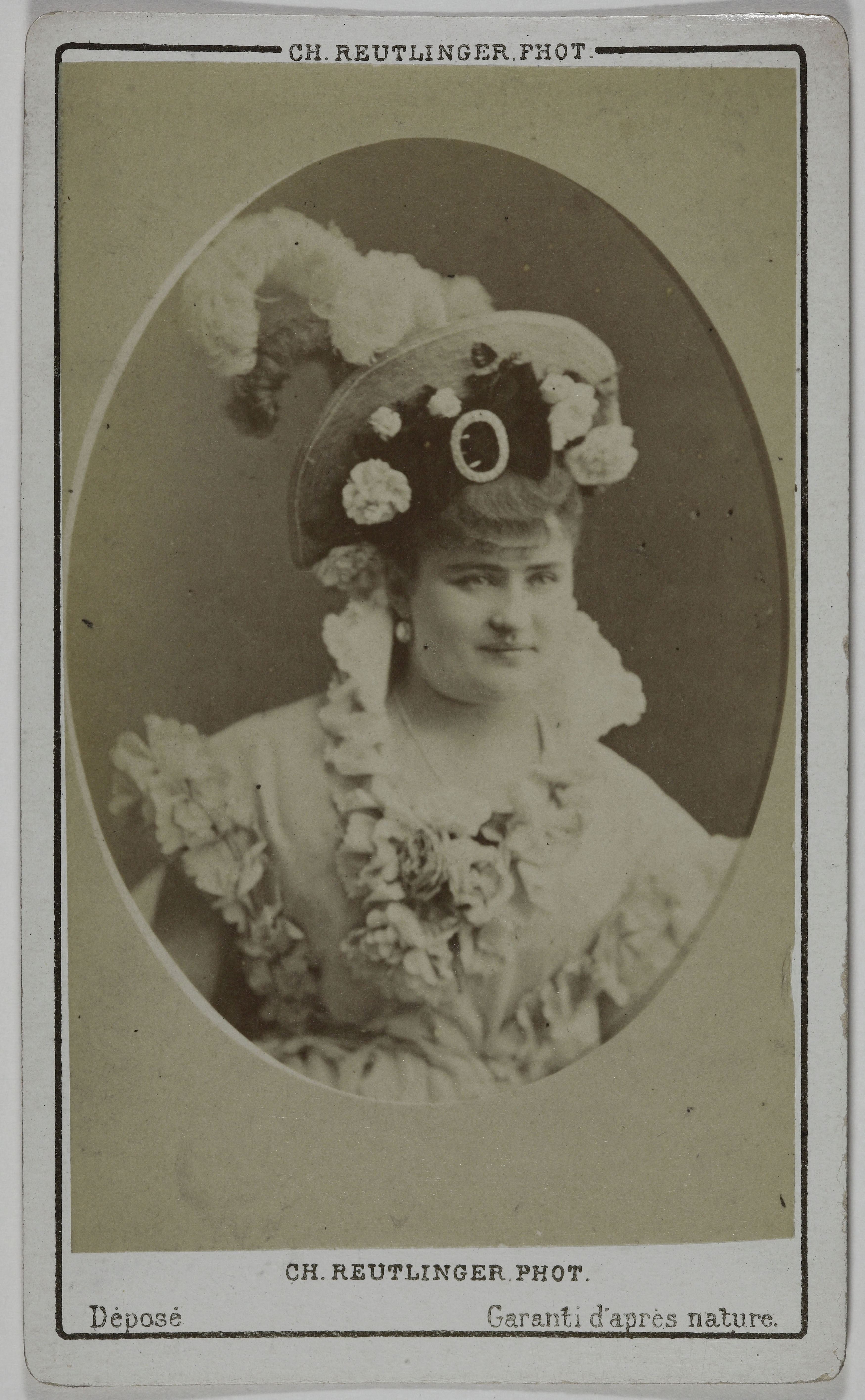 Charles Reutlinger, Portrait d'Angèle, (actrice)