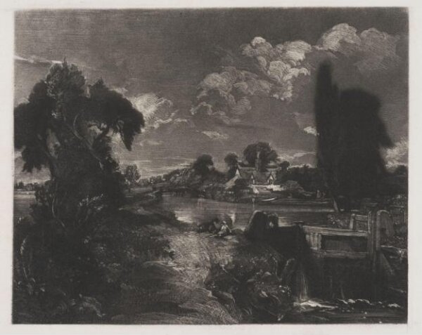 Constable, John RA, A Lock on the Stour Suffolk