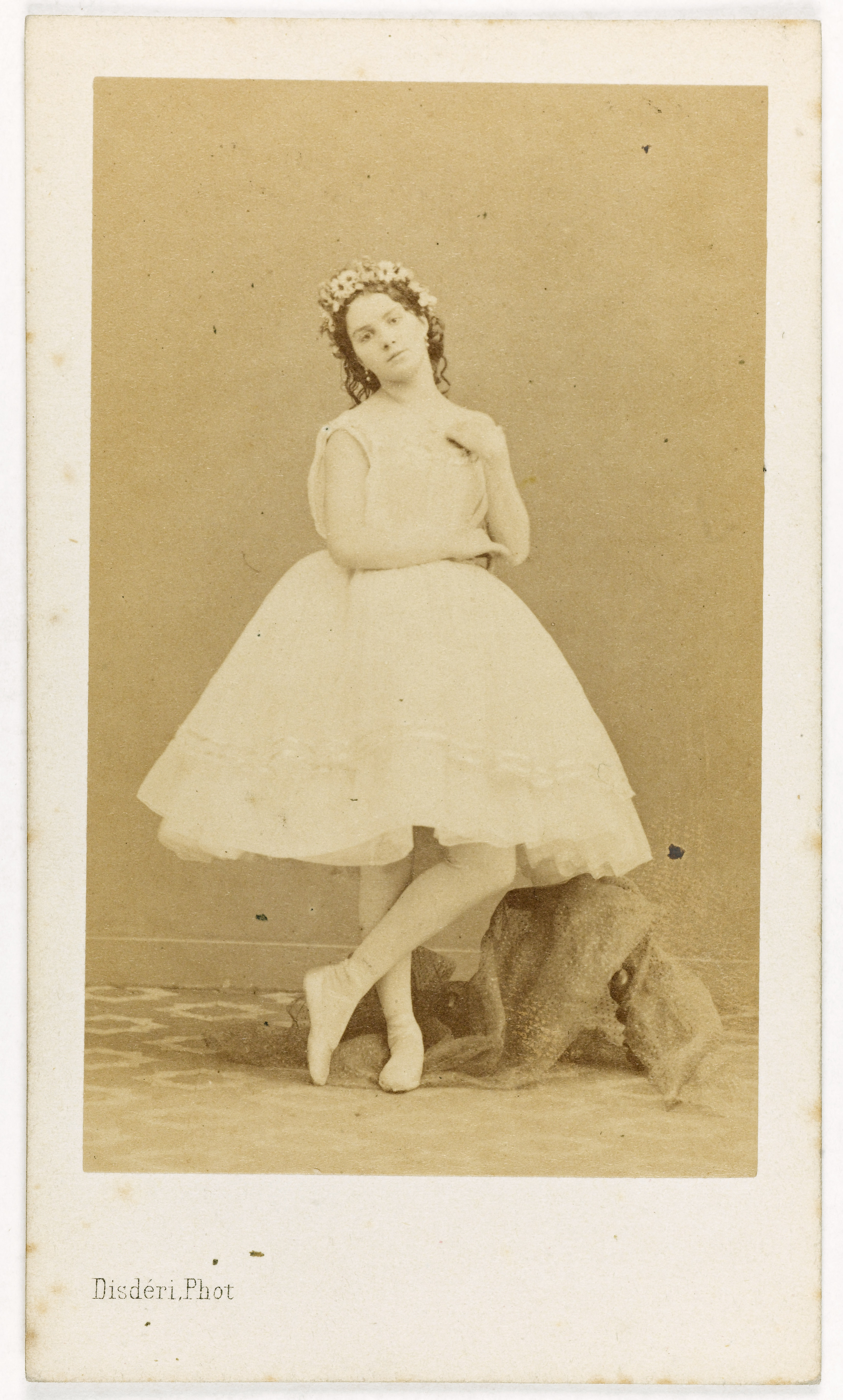 André-Adolphe-Eugène Disdéri, Portrait de Tibère, (danseuse)