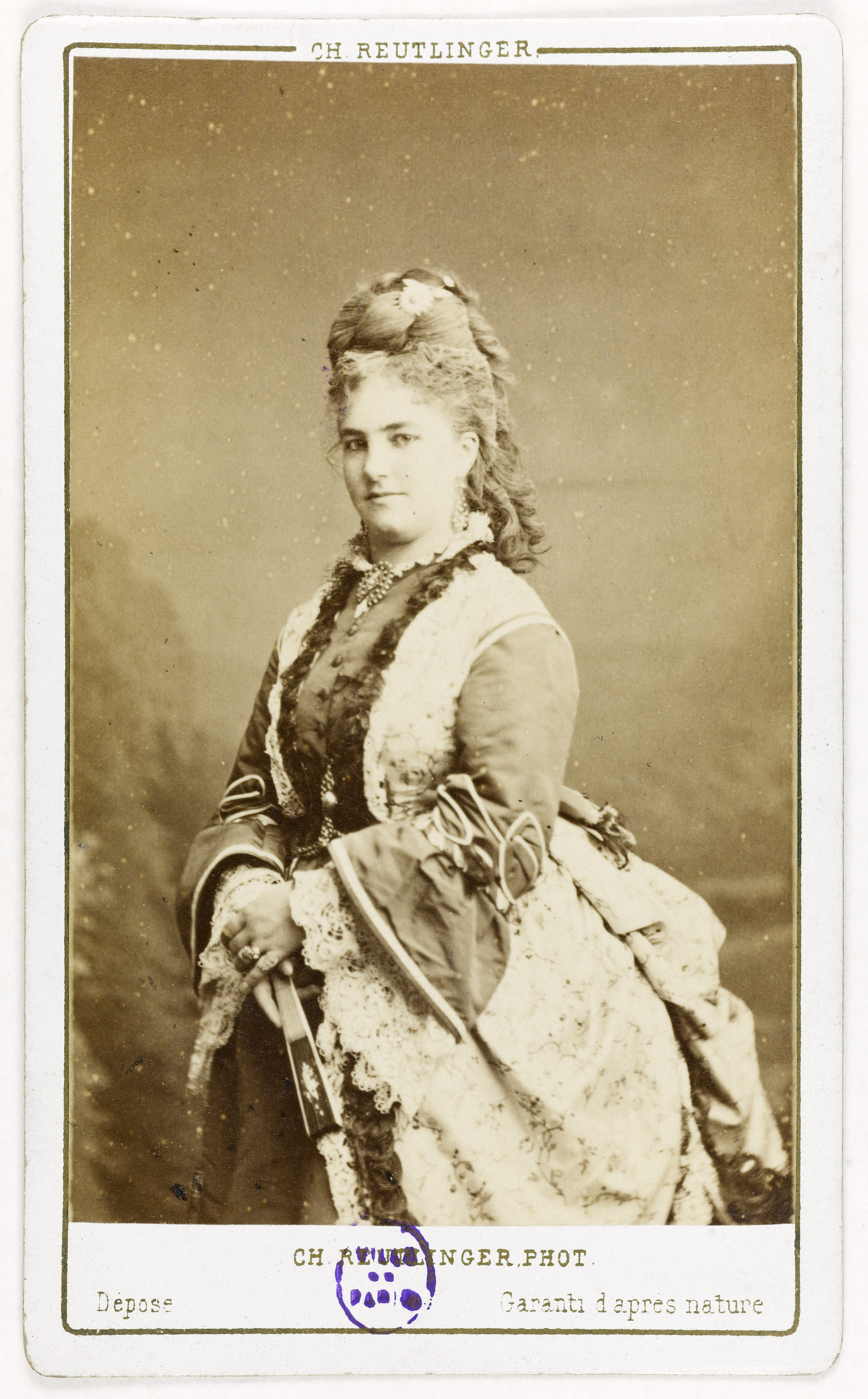 Charles Reutlinger, Portrait de Mme Torriani, (Tornquist ?, dite), actrice