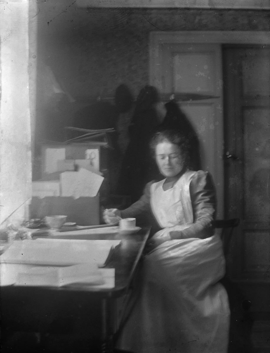 Carl Liljefors, Elin Liljefors, kvarteret Edda, Svartbäcksgatan 37, Uppsala 1900 - 1901