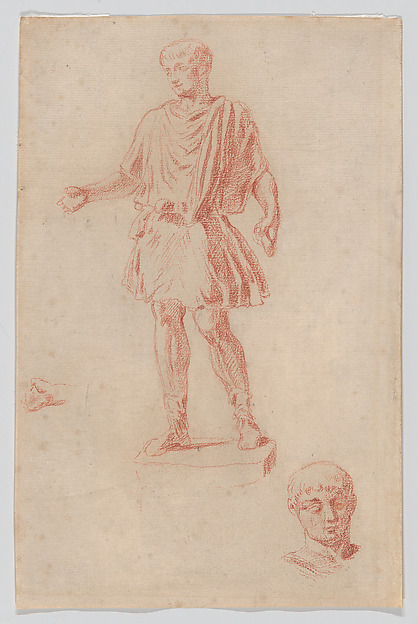 Eugène Delacroix, Study of a Classical Sculpture